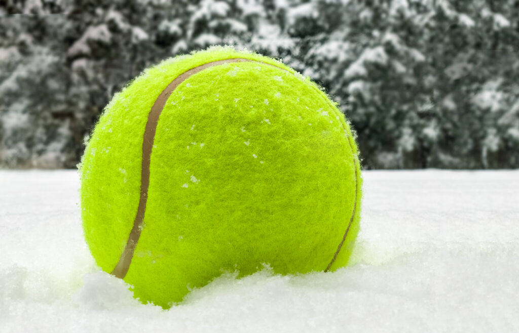 outdoor court in winter UT